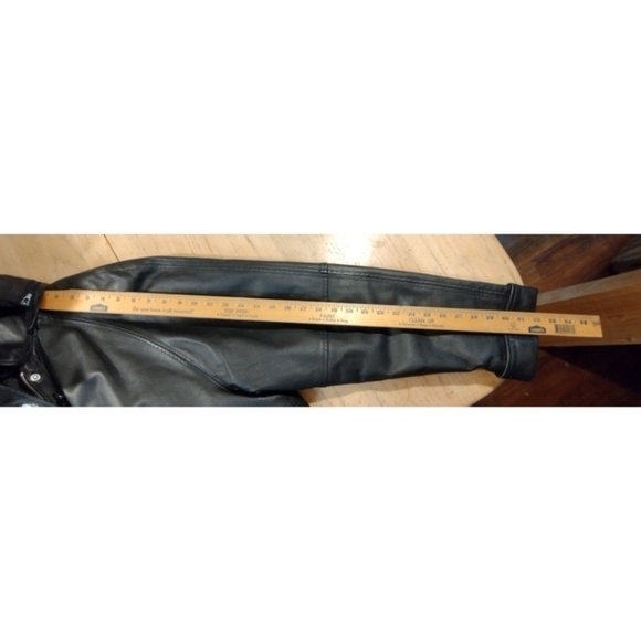 Croft & Barrow Woman black leather toggle coat with removable faux fur t… - Picture 13 of 16